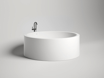 Ванна из литьевго мрамора Salini ISOLA 101111MF 200х200 отдельностоящая круглая